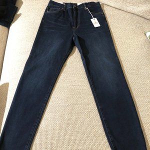 Marine Layer High Skinny Jean in Dark Navy (28)